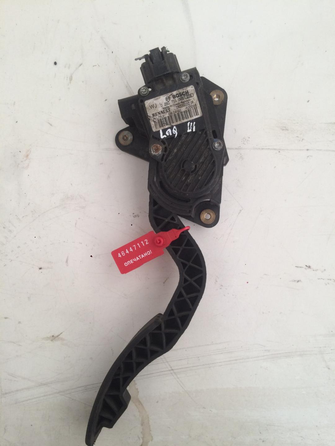 педаль Renault Laguna 3 поколение 2009, 2.0 л., дизель, хетчбэк 5 дв., 0280755085 - фото №1