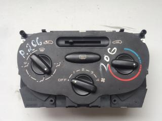 блок управления печки / климат-контроля Peugeot 206 1 поколение 2002, 1.4 л., дизель, универсал