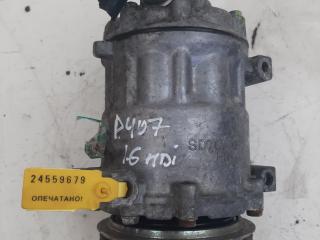 компрессор кондиционера Peugeot 407 1 поколение 2004, 1.6 л., дизель, седан