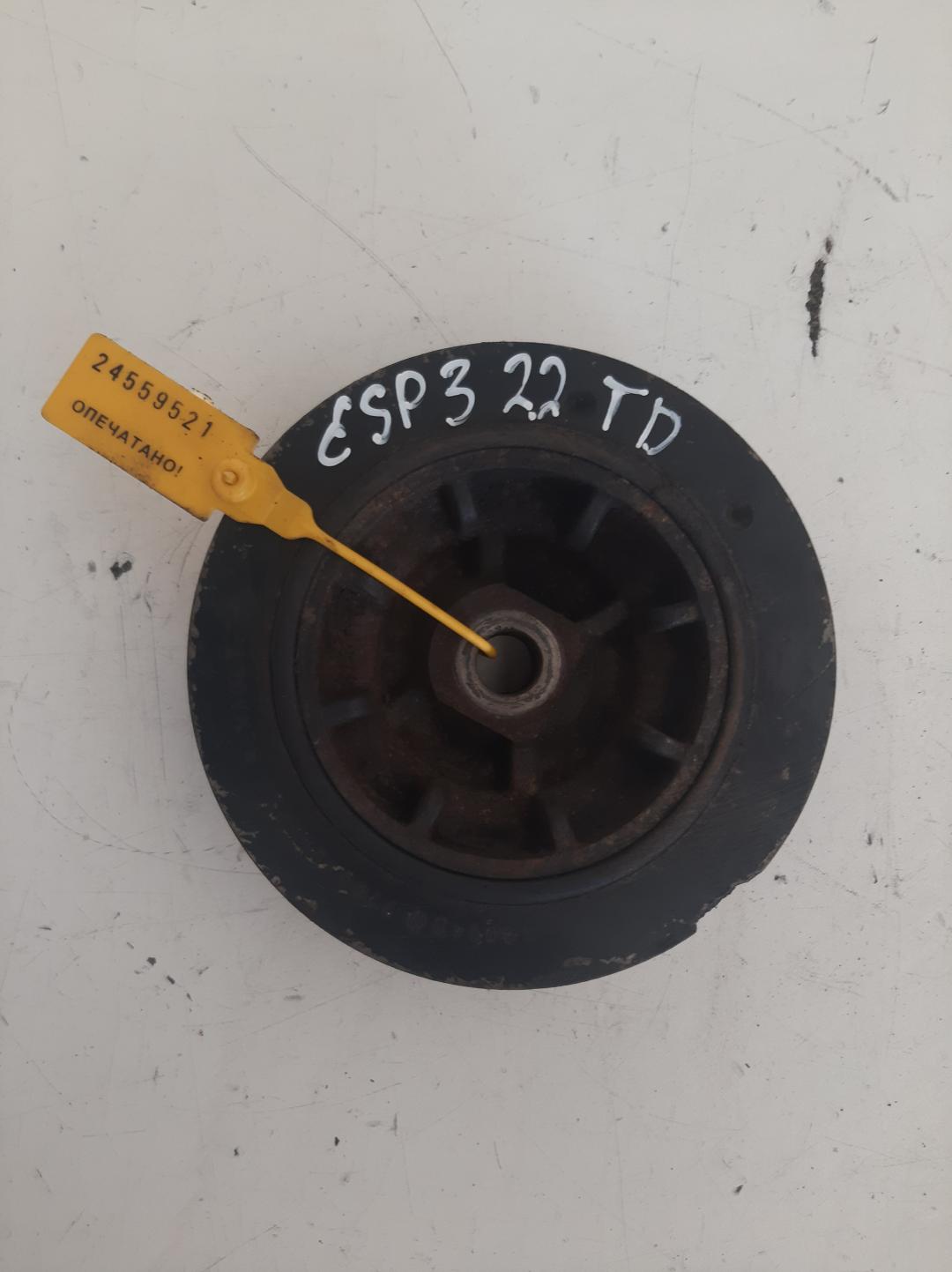 шкив коленвала Renault Espace 3 поколение 1996, 2.2 л., дизель, минивэн, 7700104292C - фото №1