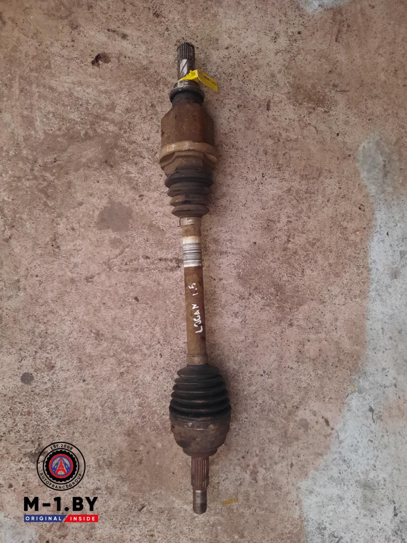 полуось передняя левая (приводной вал, ШРУС) Renault Clio 3 поколение (2005 - 2009), 1.5 л., дизель, 8200499585 - фото №1