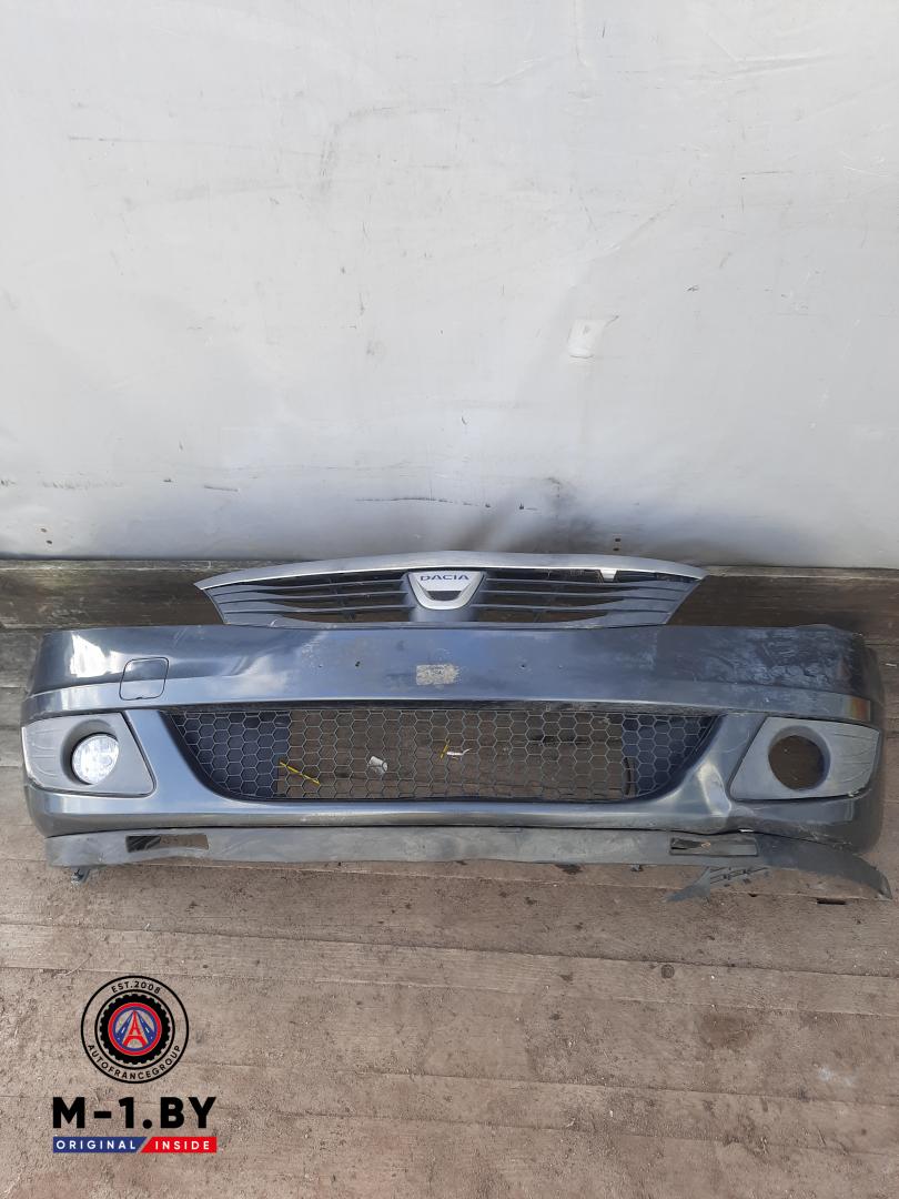 бампер передний Dacia Sandero 1 поколение (2008 - 2012), 8200748275 - фото №1