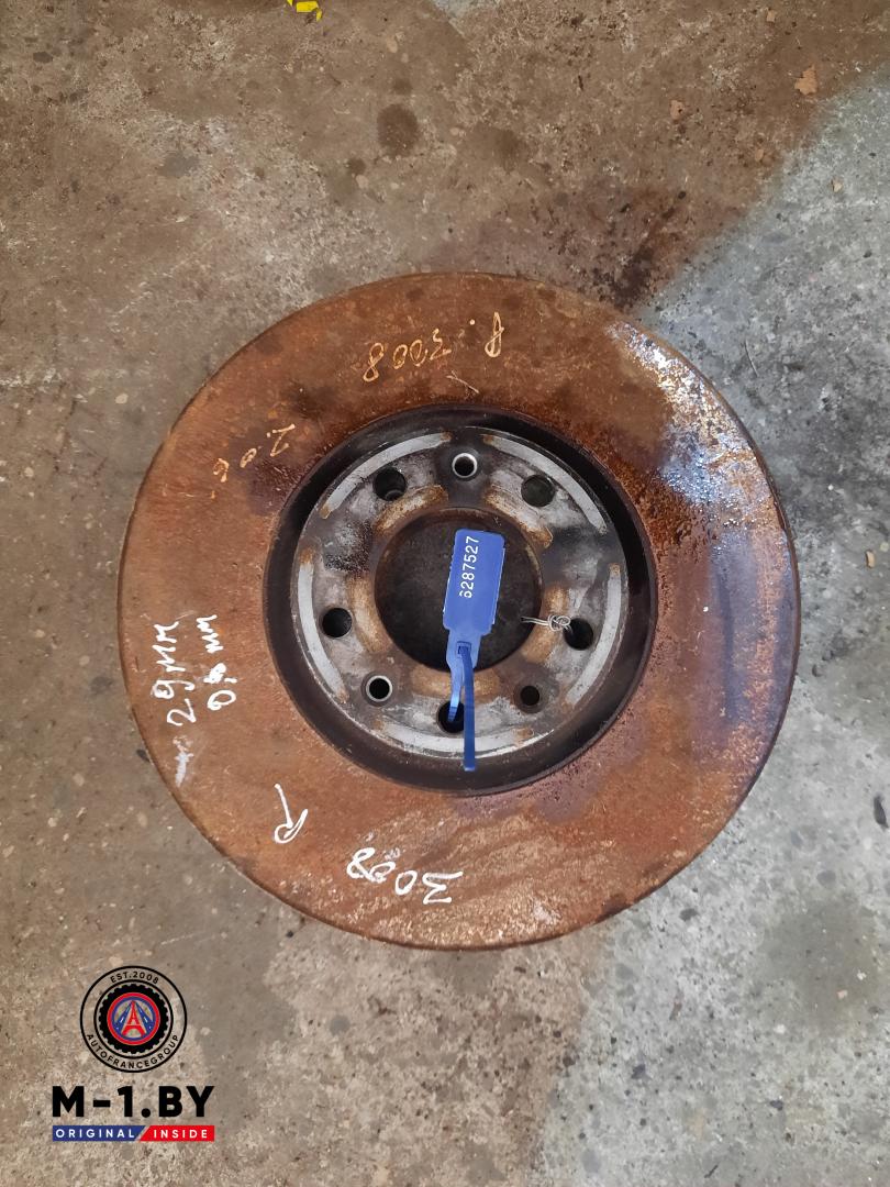 диски тормозные (комплект) Peugeot 3008 2 поколение 2018, 1.5 л., дизель - фото №1