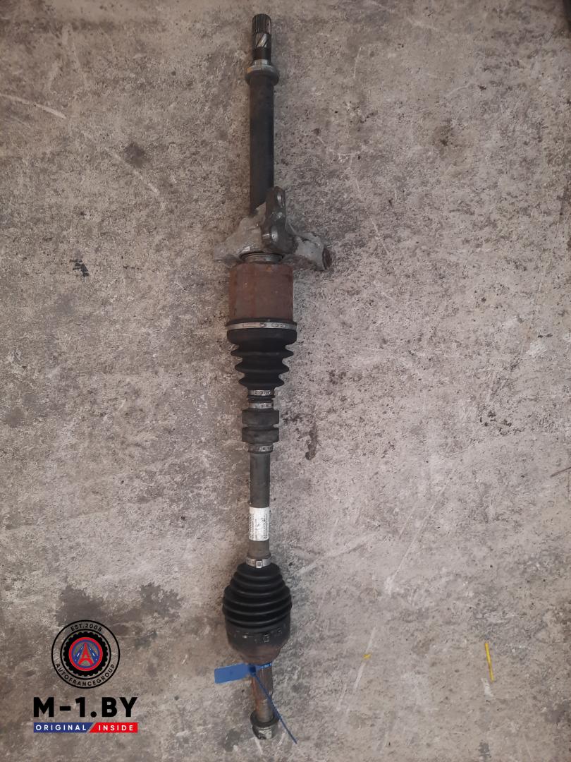 полуось передняя правая (приводной вал, ШРУС) Nissan Qashqai 1 поколение (2006 - 2010), 1.5 л., дизель, 39100JD52B - фото №1