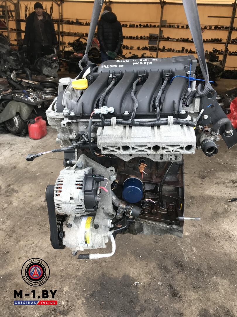 двигатель Renault Scenic 2 поколение (2003 - 2006), 2.0 л., бензин, F4R770 - фото №1