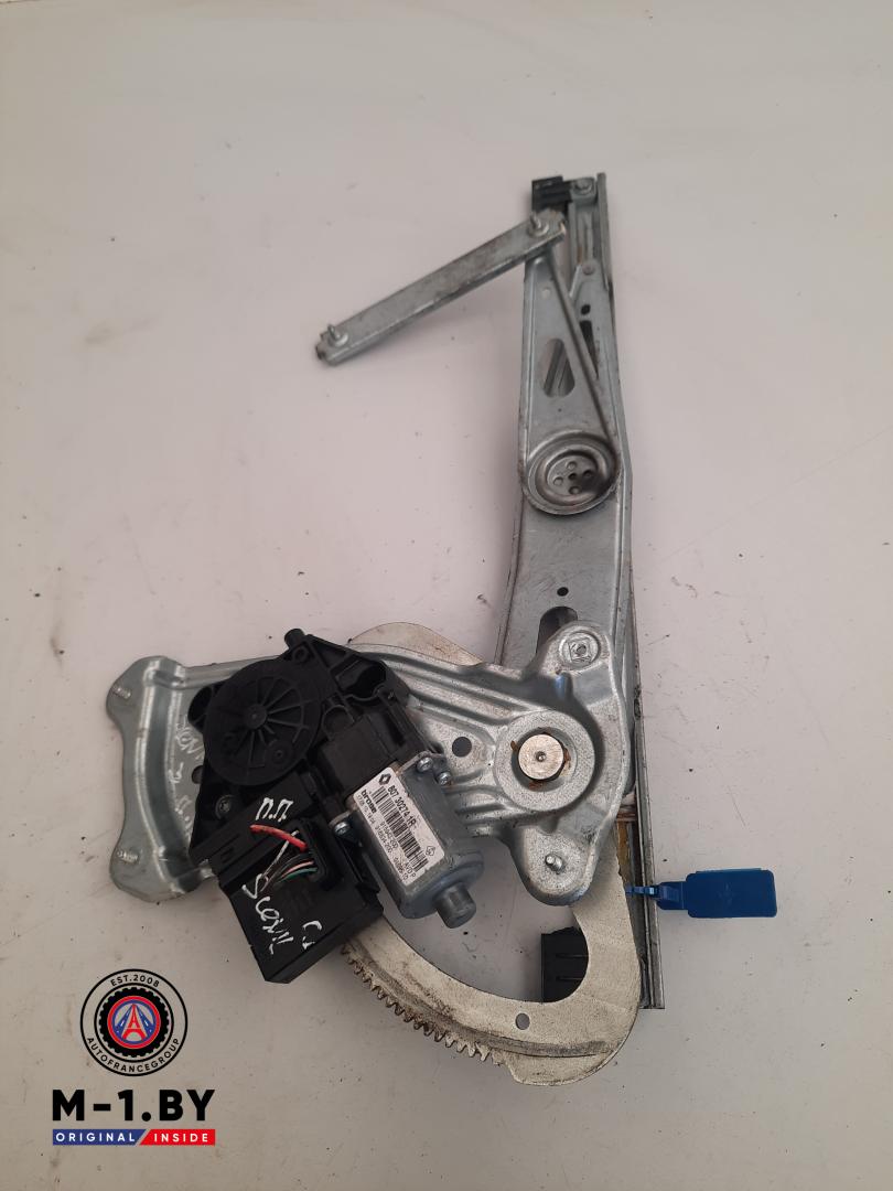 стеклоподъемник передний правый Renault Scenic 3 поколение (2009 - 2012), 1.5 л., дизель - фото №1