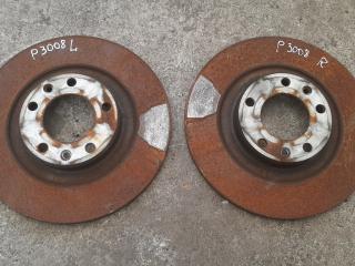 диски тормозные (комплект) Peugeot 3008 1 поколение [рестайлинг] 2016