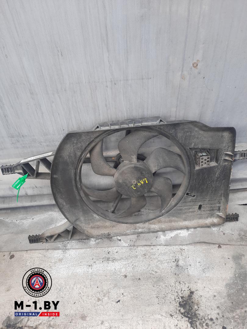 вентилятор радиатора Renault Scenic 2 поколение (2003 - 2006), 1.9 л., дизель, 8200151465 - фото №1