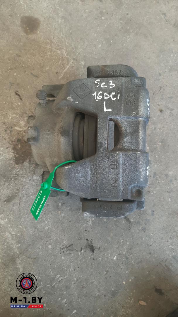 суппорт передний левый Renault Scenic 3 поколение 2012, 1.6 л., дизель - фото №1