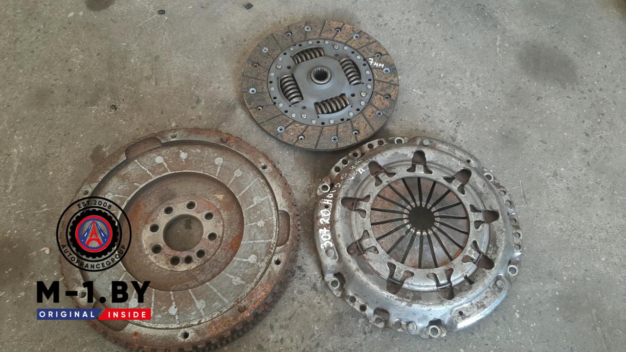 комплект сцепления Peugeot 307 1 поколение (2001 - 2005), 2.0 л., дизель, 9661221680 - фото №1