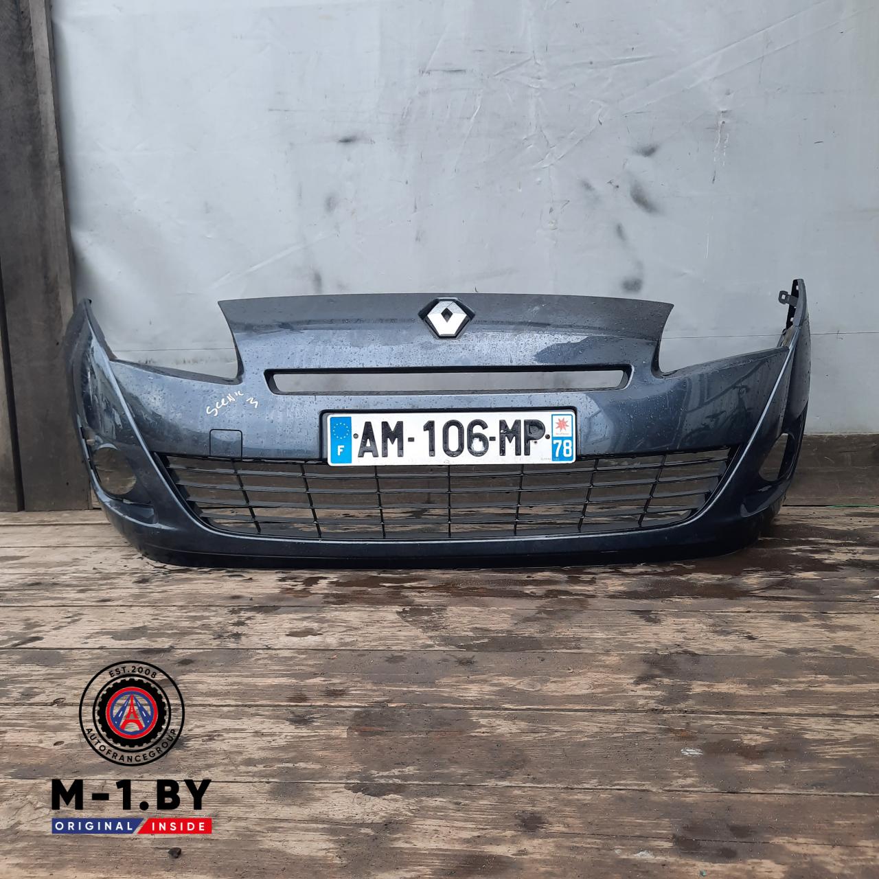 бампер передний Renault Scenic 3 поколение (2009 - 2012) - фото №1