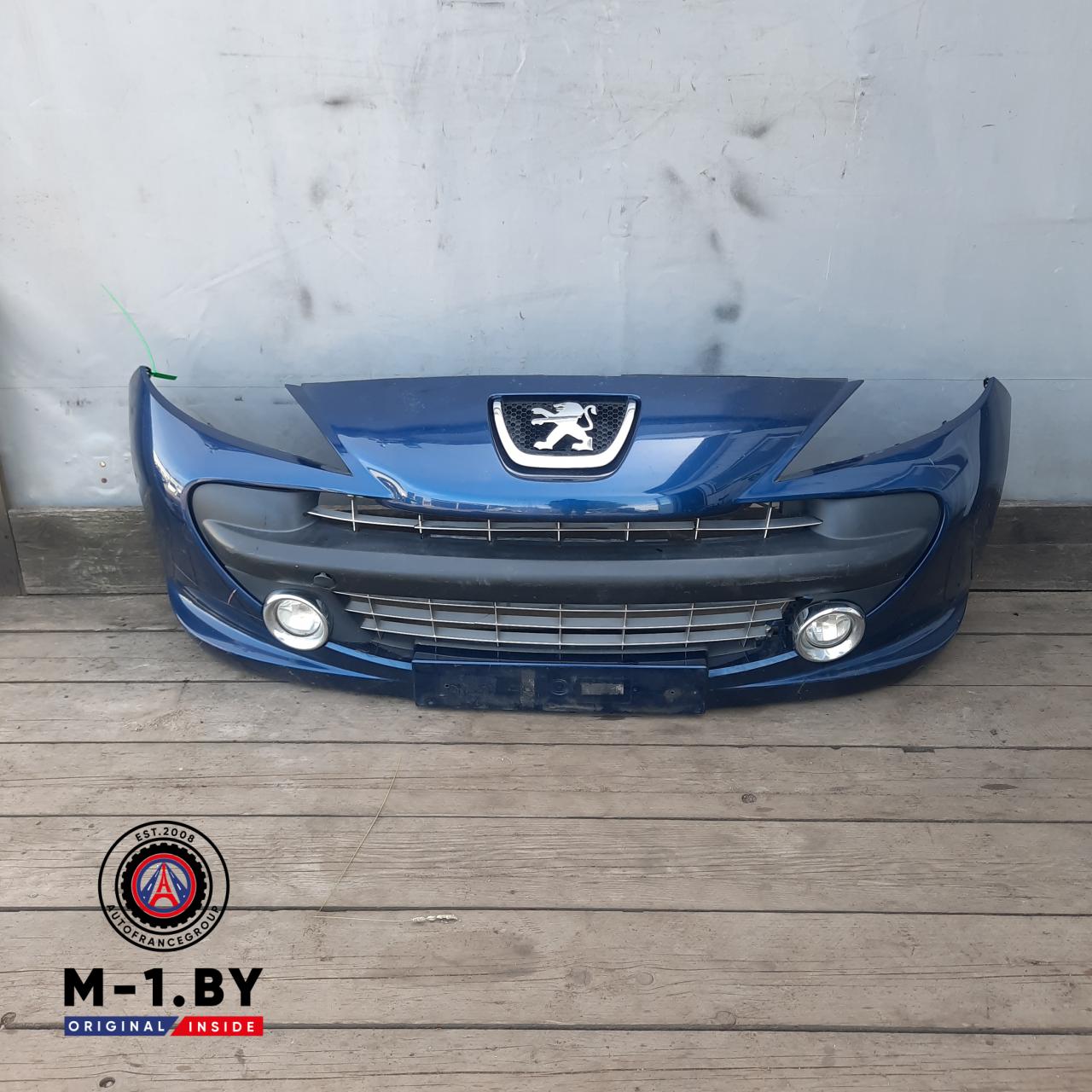 бампер передний Peugeot 207 1 поколение (2006 - 2009) - фото №1