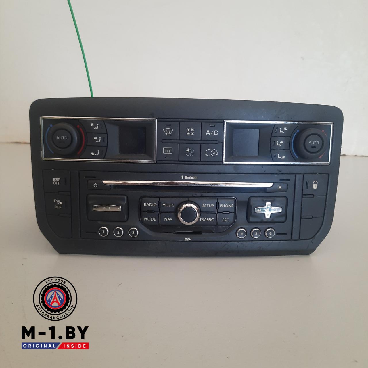 блок управления печки / климат-контроля Citroen C5 2 поколение (2008 - 2017), 96715288ZD - фото №1