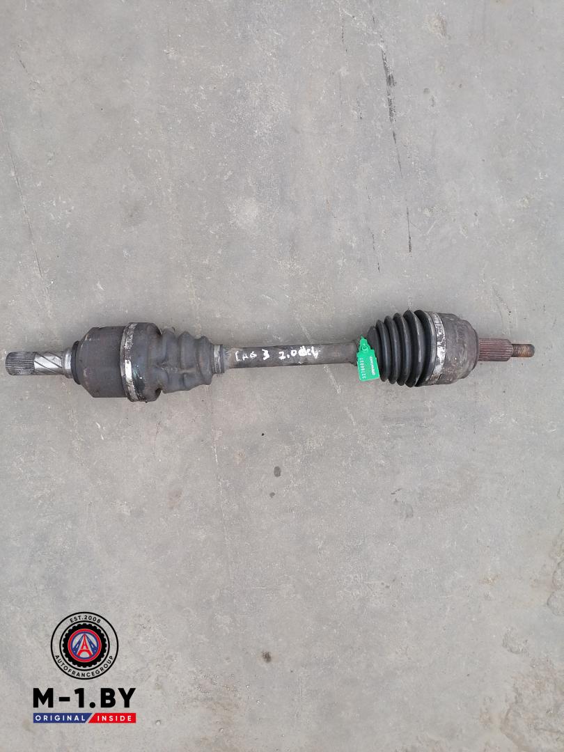 полуось передняя левая (приводной вал, ШРУС) Renault Laguna 3 поколение (2007 - 2012), 2.0 л., дизель - фото №1