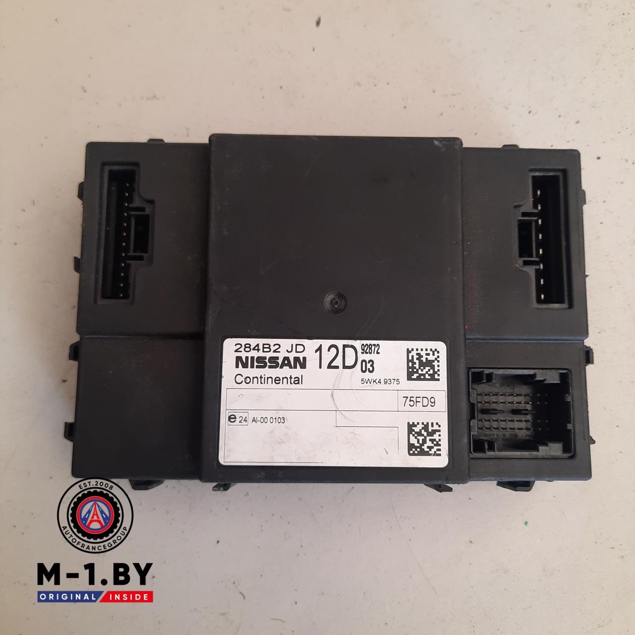 блок комфорта Nissan Qashqai 1 поколение (2006 - 2010), 284B2JD - фото №1