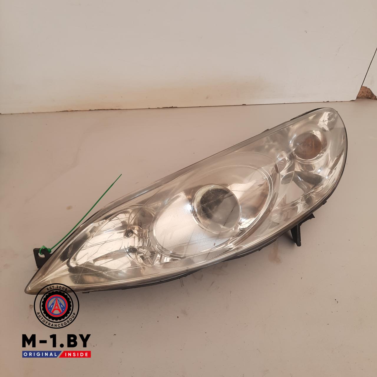фара левая Peugeot 407 1 поколение (2004 - 2010), 5WK97008 - фото №1