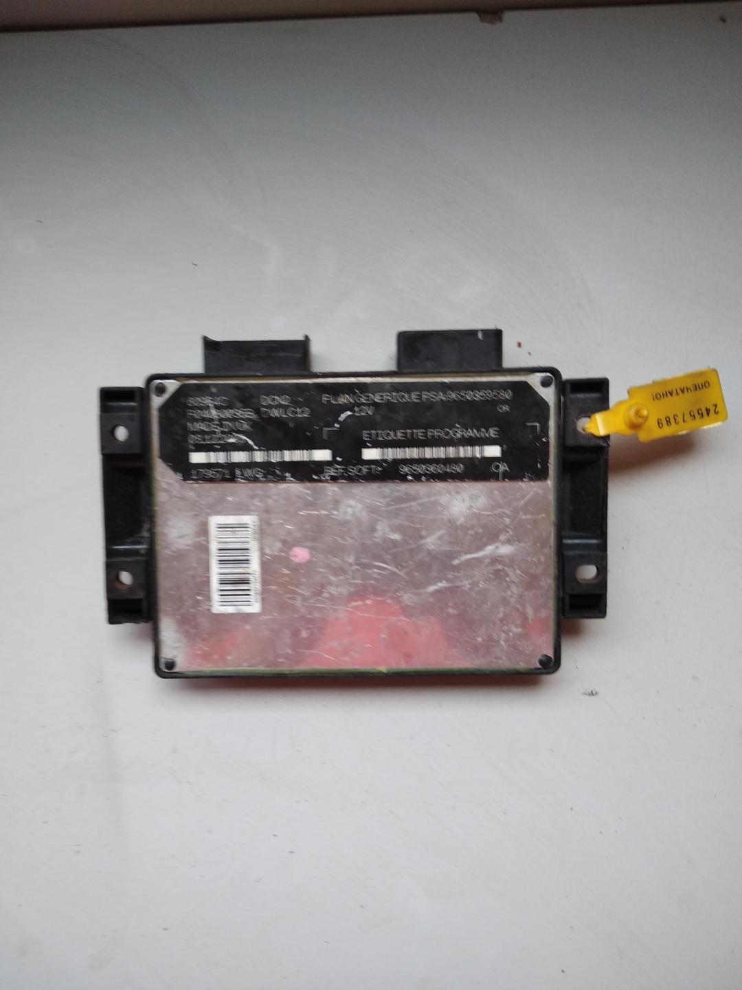 блок управления двигателем Citroen Berlingo 1 поколение (M49) 2003, 1.9 л., дизель, 9650359580 - фото №1