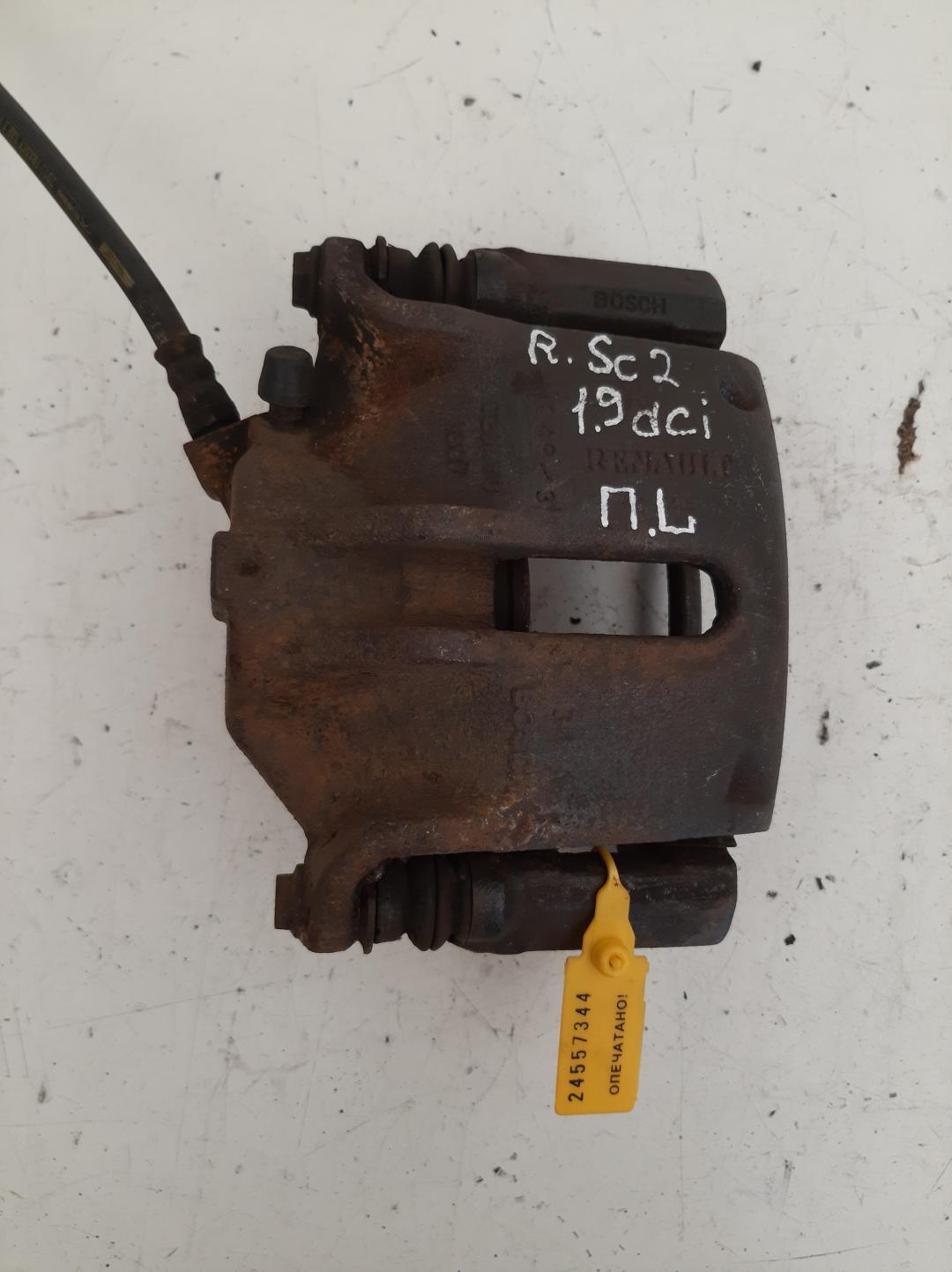 суппорт передний левый Renault Scenic 2 поколение 2004, 1.9 л., дизель, 0204Y01307 - фото №1