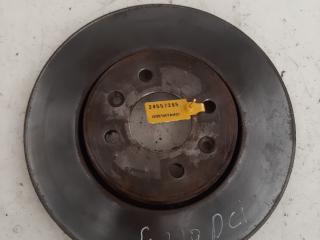 диск тормозной передний Renault Scenic 2 поколение 2003, 1.9 л., дизель