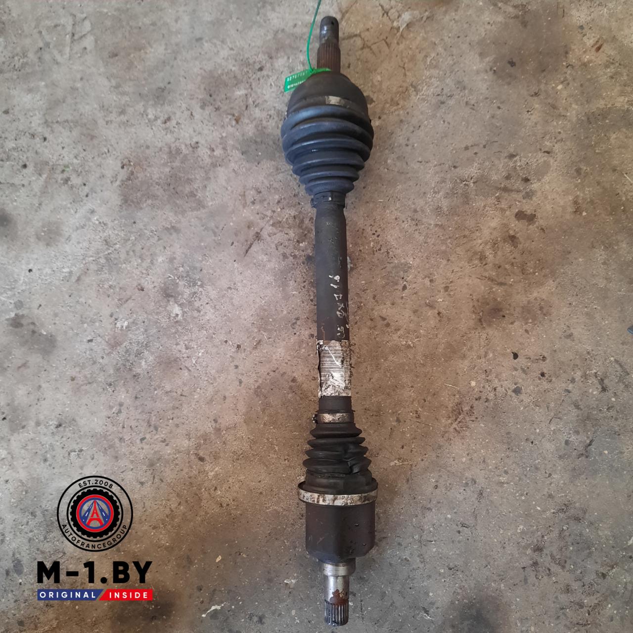 полуось передняя левая (приводной вал, ШРУС) Citroen C5 2 поколение (2008 - 2017), 1.6 л., дизель - фото №1