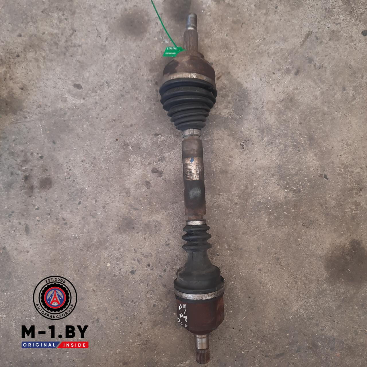 полуось передняя левая (приводной вал, ШРУС) Renault Espace 4 поколение (2002 - 2006), 2.2 л., дизель, АКПП, 8200133292 - фото №1