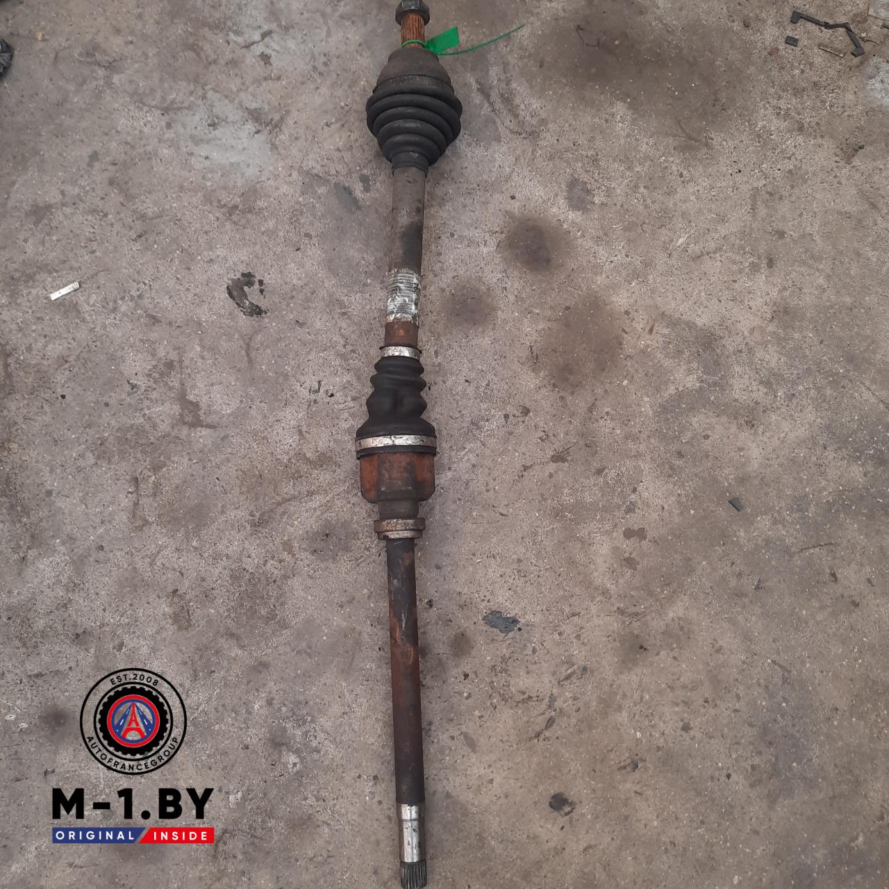 полуось передняя правая (приводной вал, ШРУС) Citroen C4 Picasso 1 поколение (2006 - 2013), 1.6 л., дизель, 9656329480 - фото №1