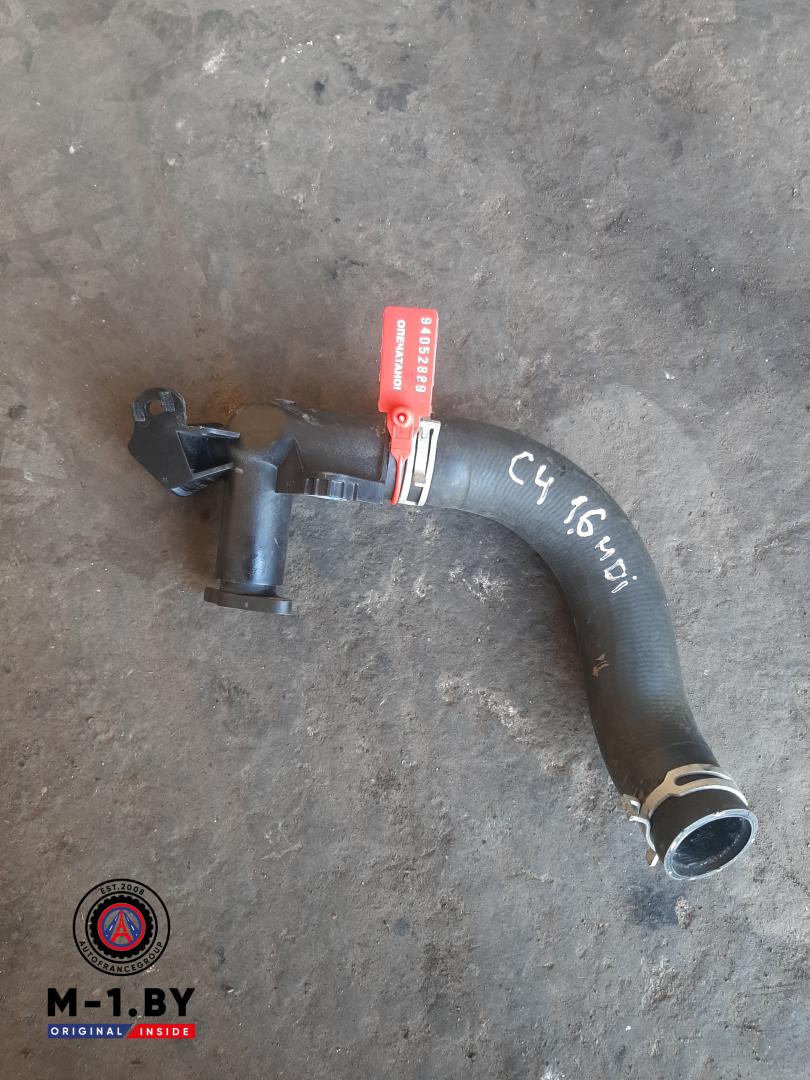 фланец (тройник) системы охлаждения Citroen C4 Picasso 2 поколение 2014, 1.6 л., дизель, 9671124980 - фото №1