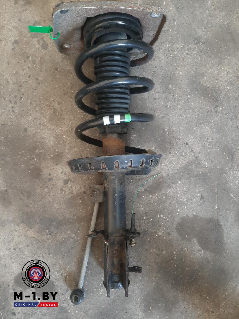 стойка передняя левая Peugeot Expert 2 поколение 2007, 1.6 л., дизель - фото №1