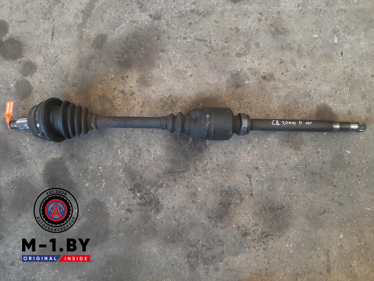 полуось передняя правая (приводной вал, ШРУС) Citroen C8 1 поколение 2003, 2.0 л., дизель - фото №1
