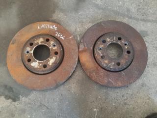 диски тормозные (комплект) Renault Latitude 1 поколение (2010 - 2014), 2.0 л., дизель, АКПП