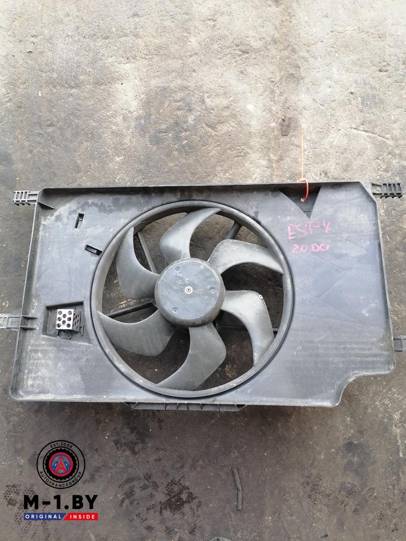 вентилятор радиатора Renault Espace 4 поколение (2002 - 2006), 2.0 л., дизель, 8200675335 - фото №1