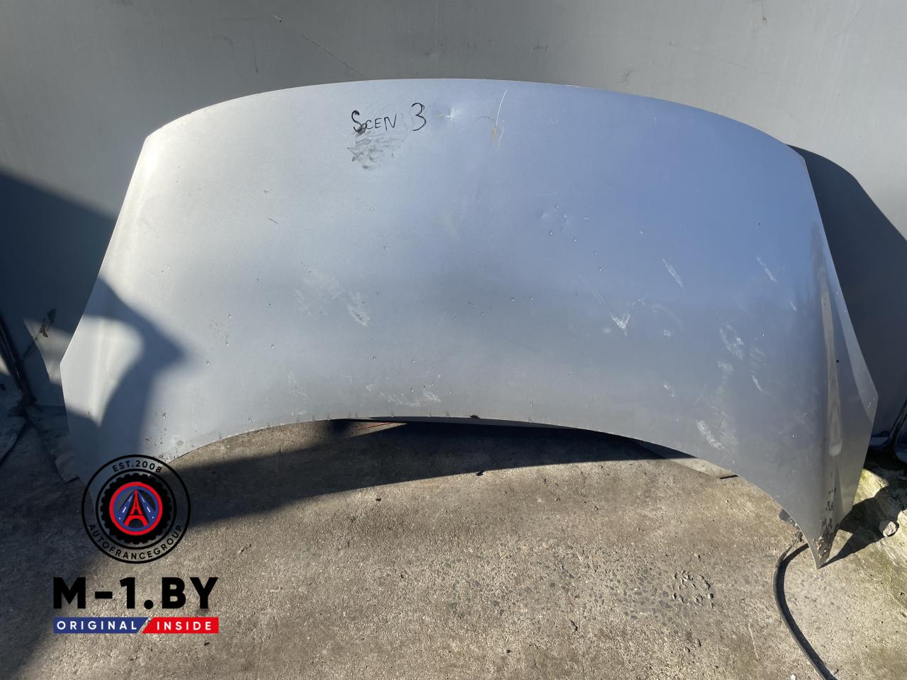 капот Renault Scenic 3 поколение (2009 - 2012) - фото №1