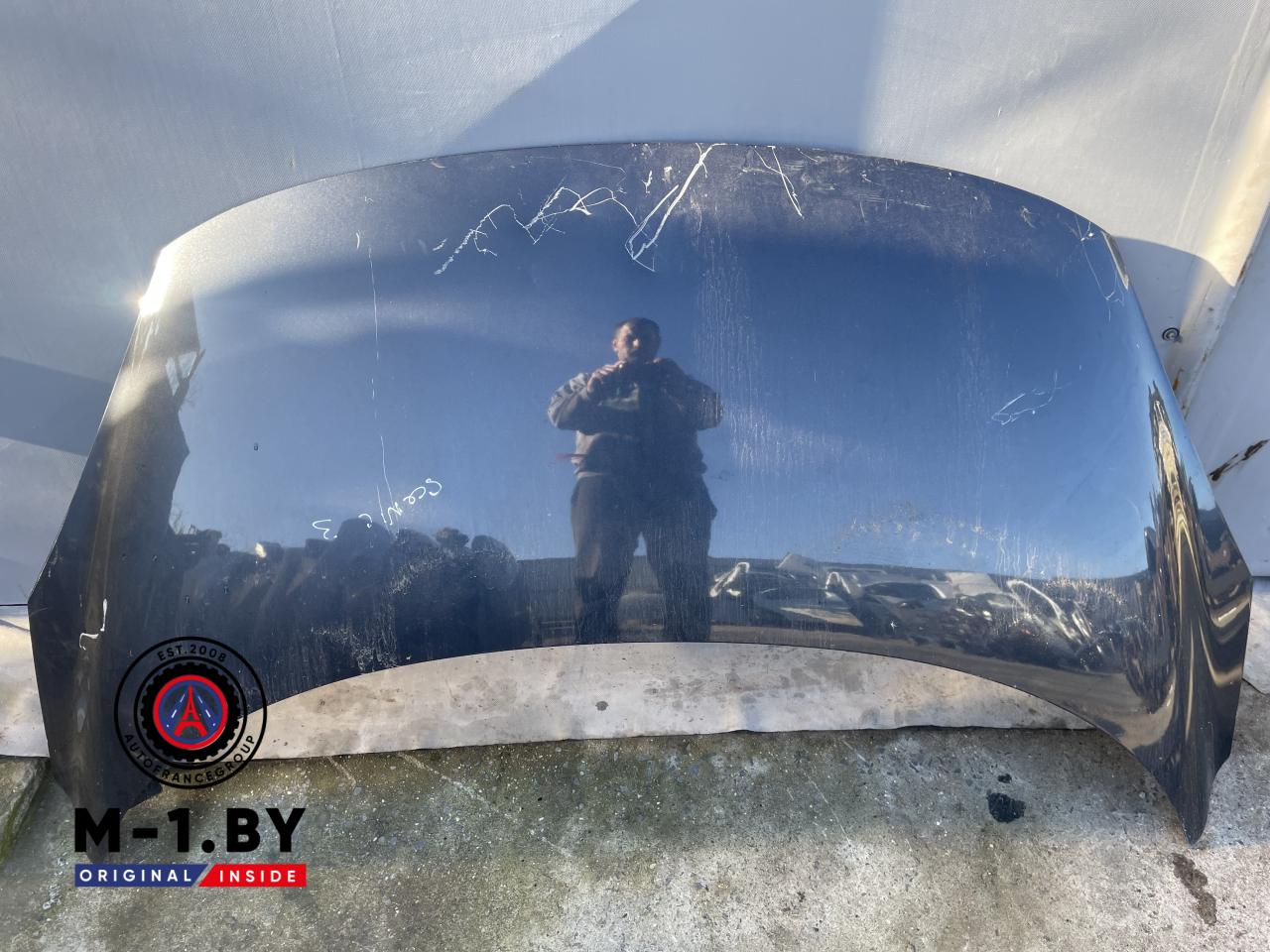 капот Renault Scenic 3 поколение (2009 - 2012) - фото №1