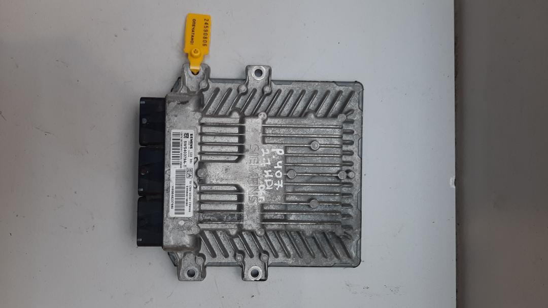 блок управления двигателем Peugeot 407 1 поколение 2006, 2.7 л., дизель, SW9658198080 - фото №1