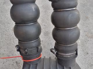 патрубок интеркулера Peugeot Expert 2 поколение (2007 - 2012), 1.6 л., дизель, 9680356780