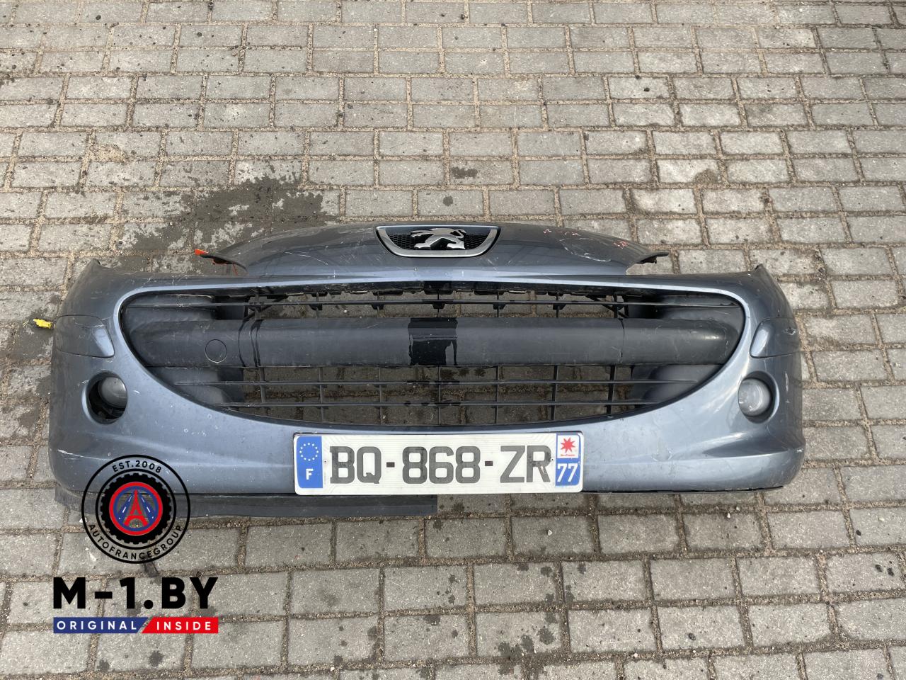 бампер передний Peugeot 207 1 поколение (2006 - 2009) - фото №1
