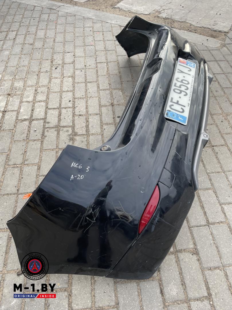 бампер задний Renault Megane 3 поколение (2008 - 2014), хетчбэк 5 дв. - фото №1