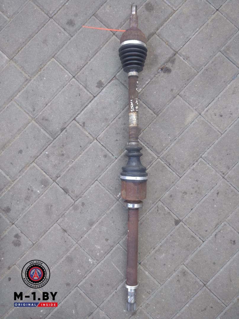 полуось передняя правая (приводной вал, ШРУС) Renault Scenic 2 поколение (2003 - 2006), 1.9 л., дизель, 8200436366 - фото №1