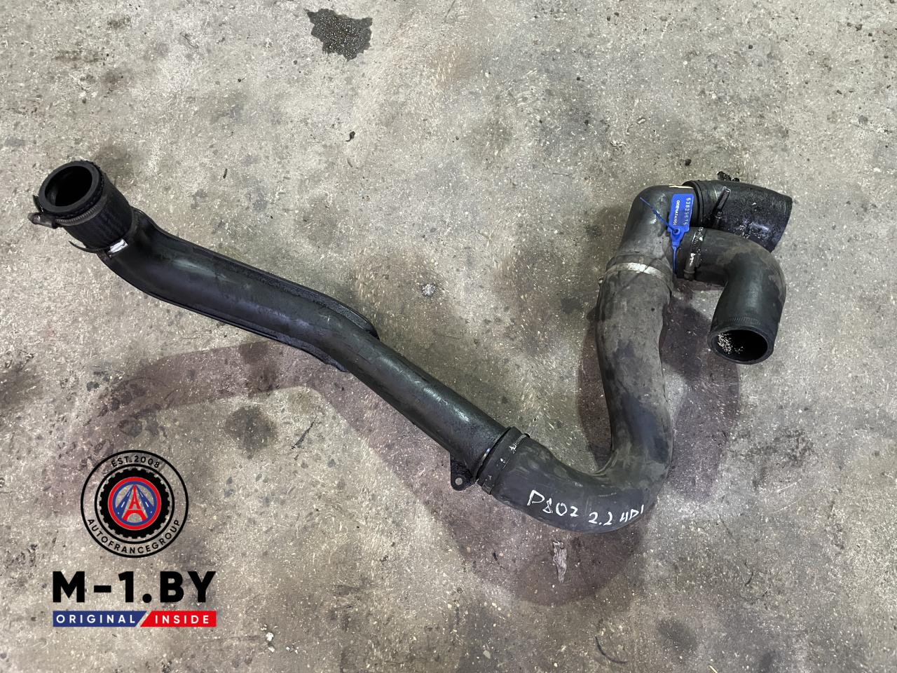 патрубок интеркулера Peugeot 807 1 поколение (2002 - 2008), 2.2 л., дизель - фото №1