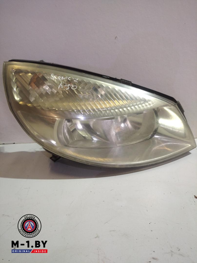 фара правая Renault Scenic 2 поколение (2003 - 2006) - фото №1
