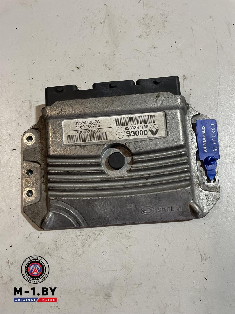 блок управления двигателем Renault Megane 2 поколение (2002 - 2006), 8200387138 - фото №1