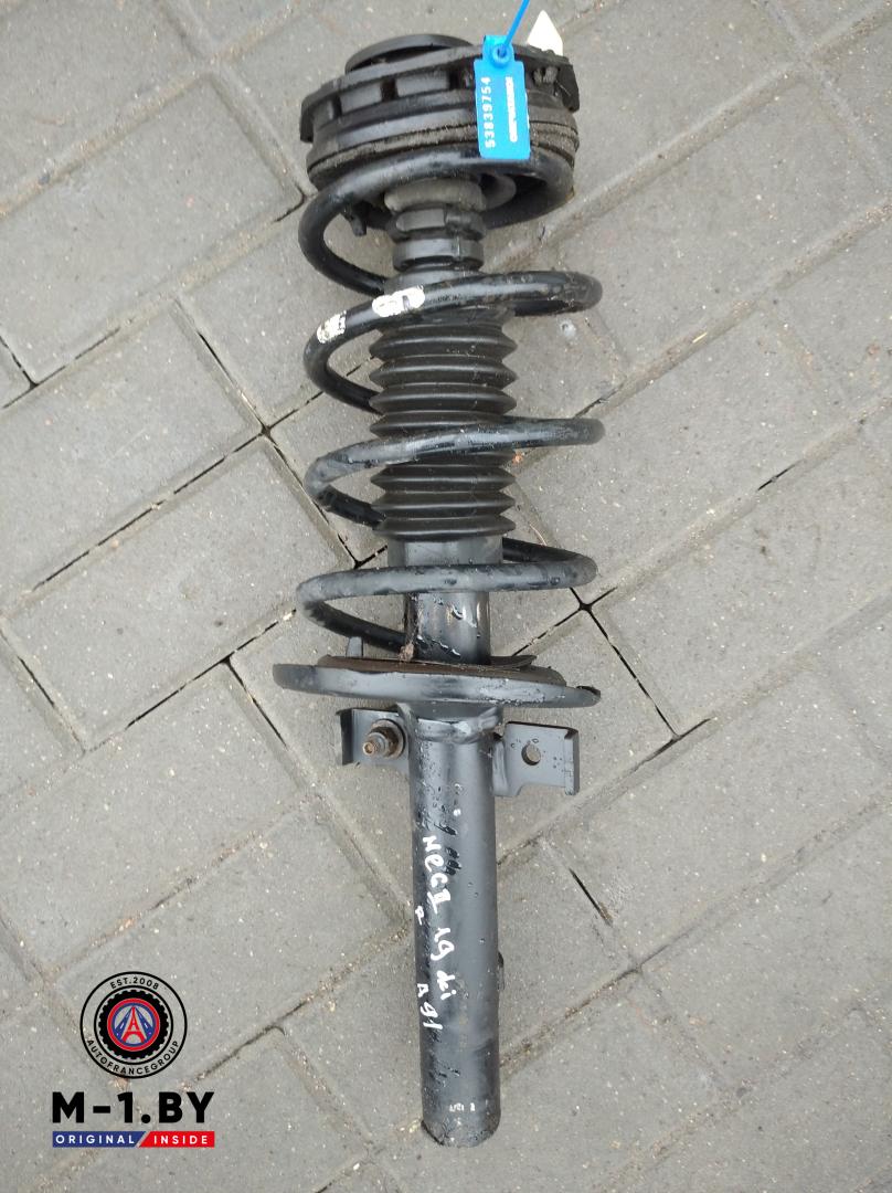 стойка передняя правая Renault Megane 2 поколение (2002 - 2006), 1.9 л., дизель - фото №1