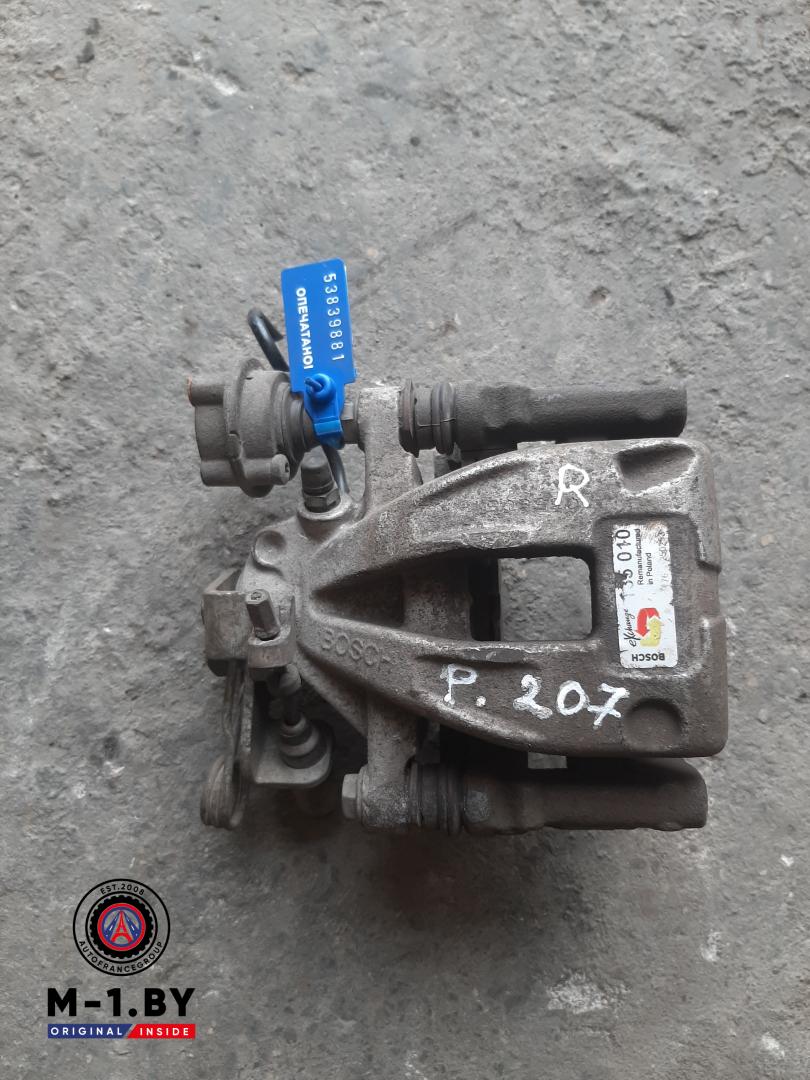 суппорт задний правый Peugeot 207 1 поколение (2006 - 2009) - фото №1