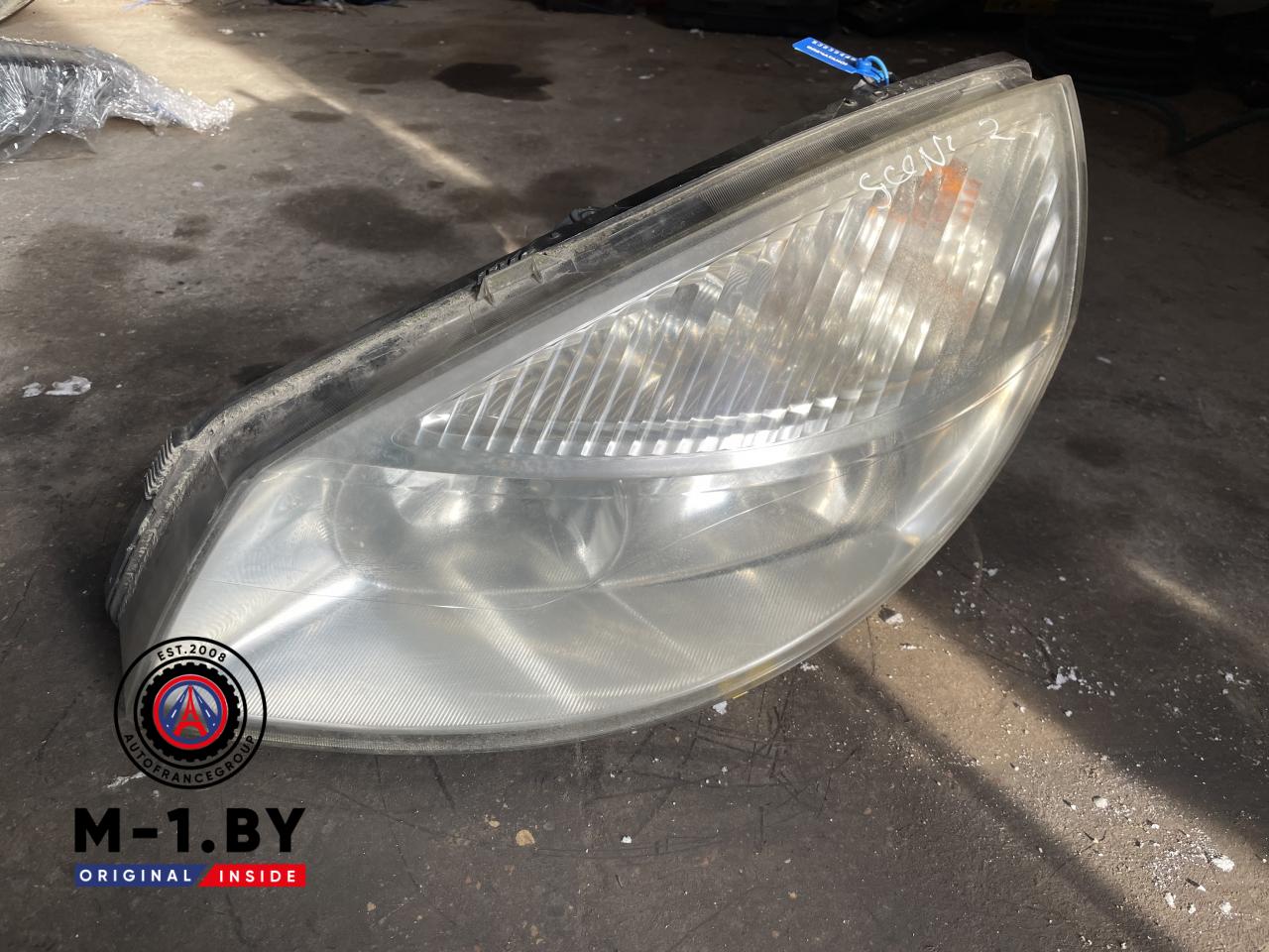 фара левая Renault Scenic 2 поколение (2003 - 2006) - фото №1