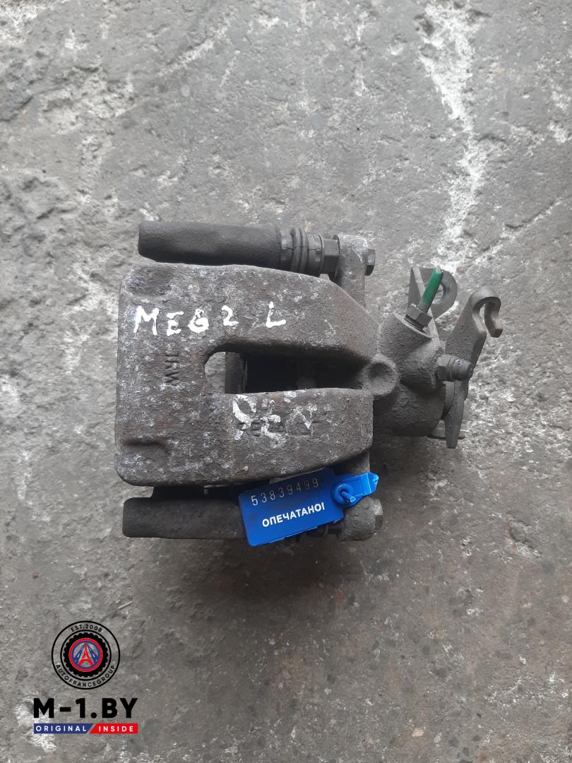 суппорт задний левый Renault Megane 2 поколение (2002 - 2006), 1.9 л., дизель - фото №1