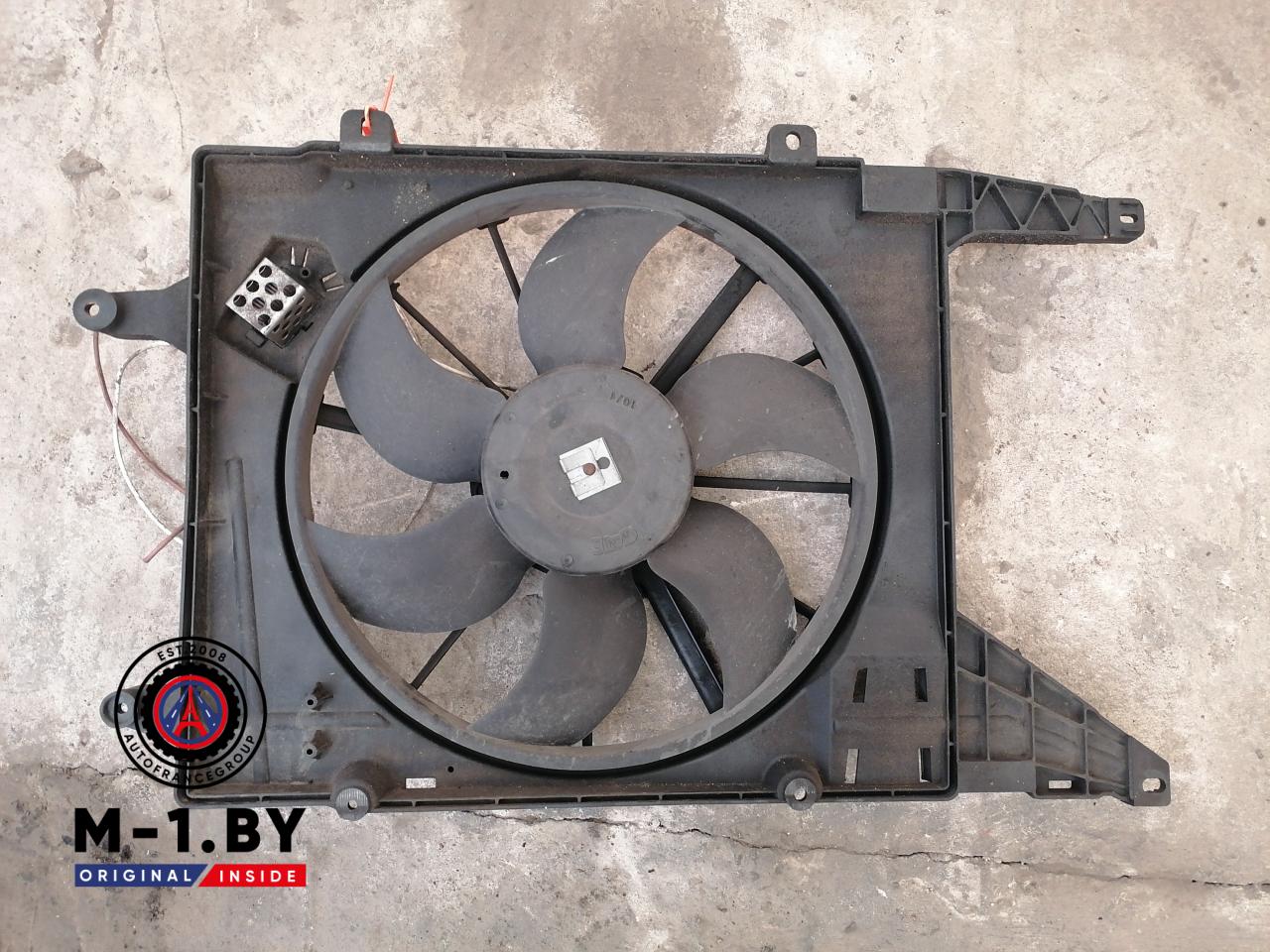 вентилятор радиатора Renault Scenic RX4 1 поколение (1996 - 1999), 1.9 л., дизель, 8200065257 - фото №1