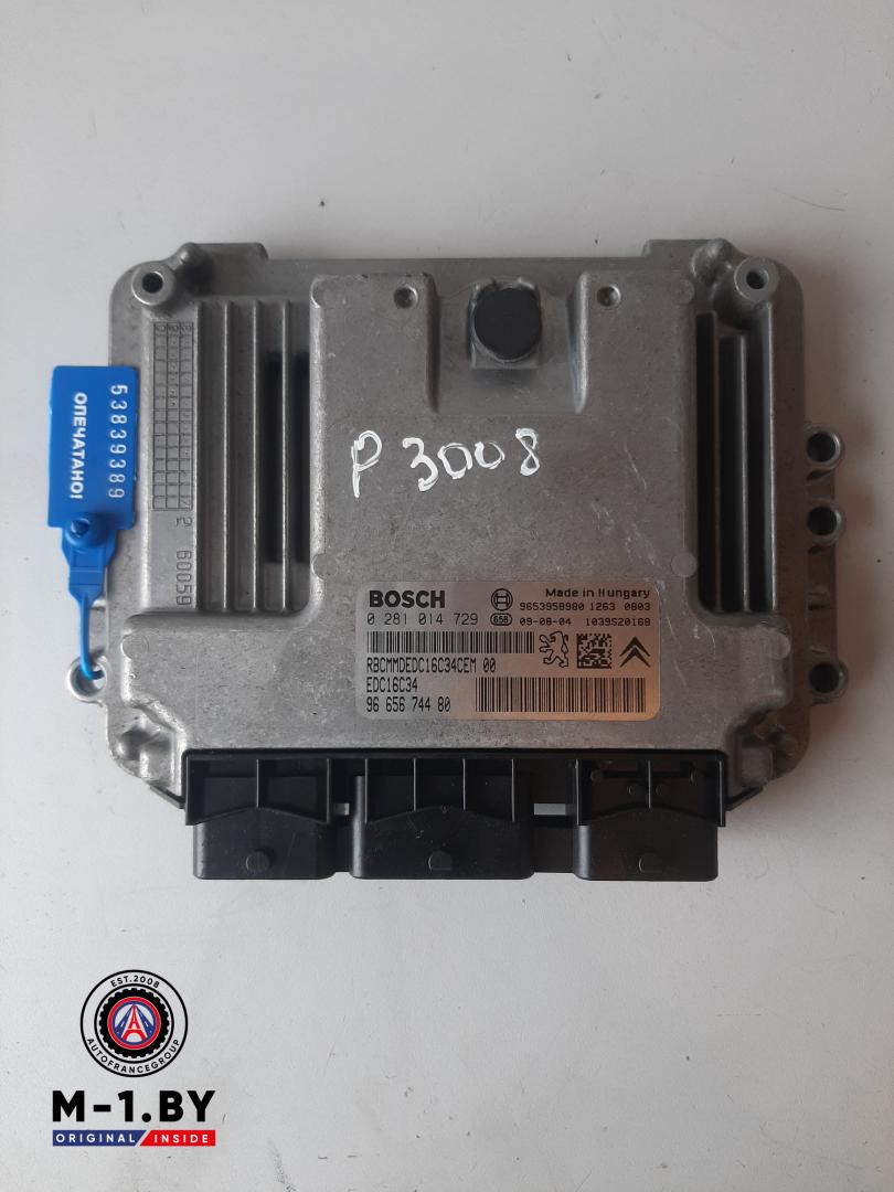 блок управления двигателем Peugeot 3008 1 поколение (2010 - 2013), 9665674480 - фото №1
