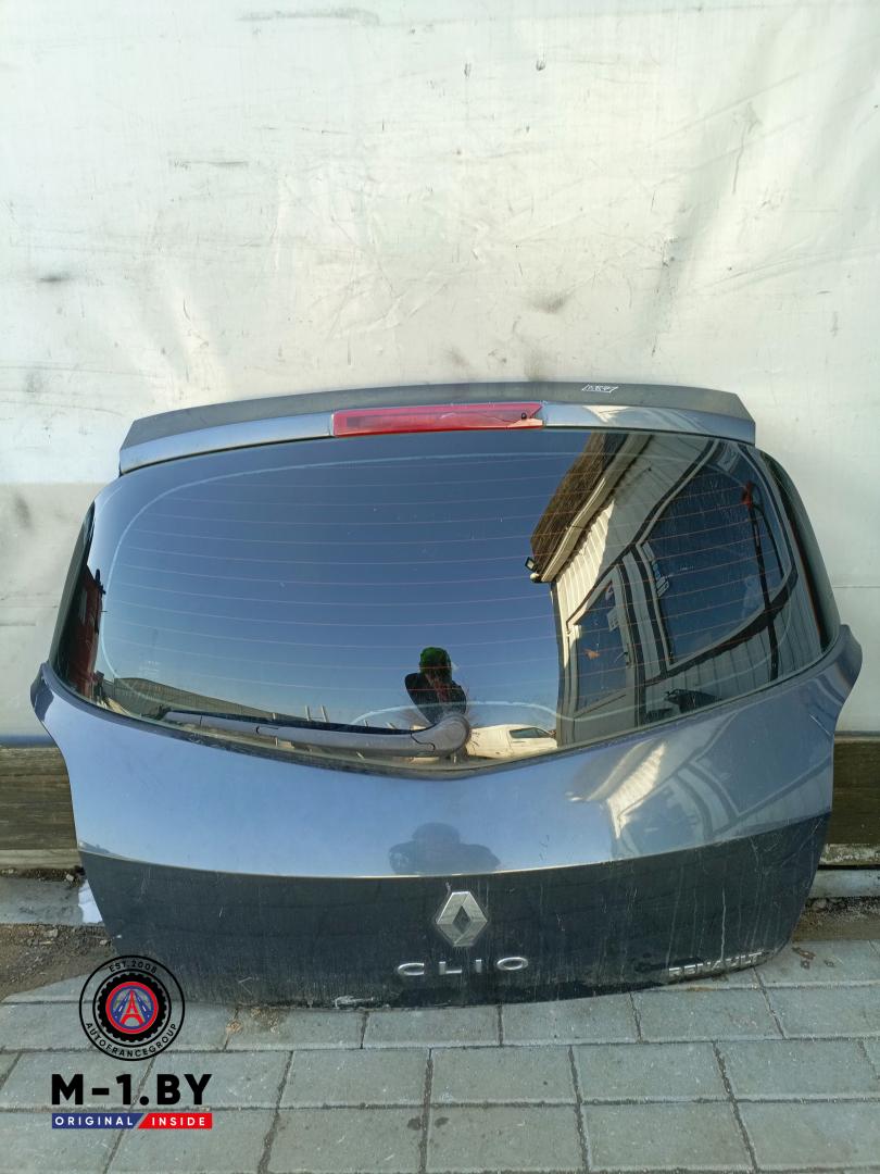 крышка багажника (дверь 3-5) Renault Clio 3 поколение (2005 - 2009), хетчбэк 5 дв. - фото №1