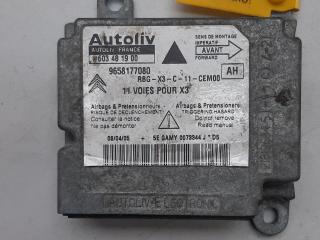 блок AirBag Citroen C5 1 поколение [рестайлинг] 2005, 1.6 л., дизель, 9658177080