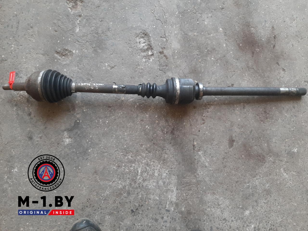полуось передняя правая (приводной вал, ШРУС) Renault Espace 4 поколение (2002 - 2006), 2.2 л., дизель, 8200133289 - фото №1